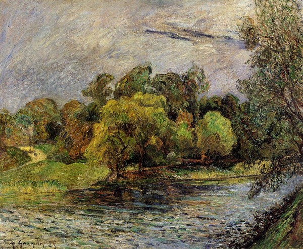 Ostervold Park, Copenhagen - Paul Gauguin Painting